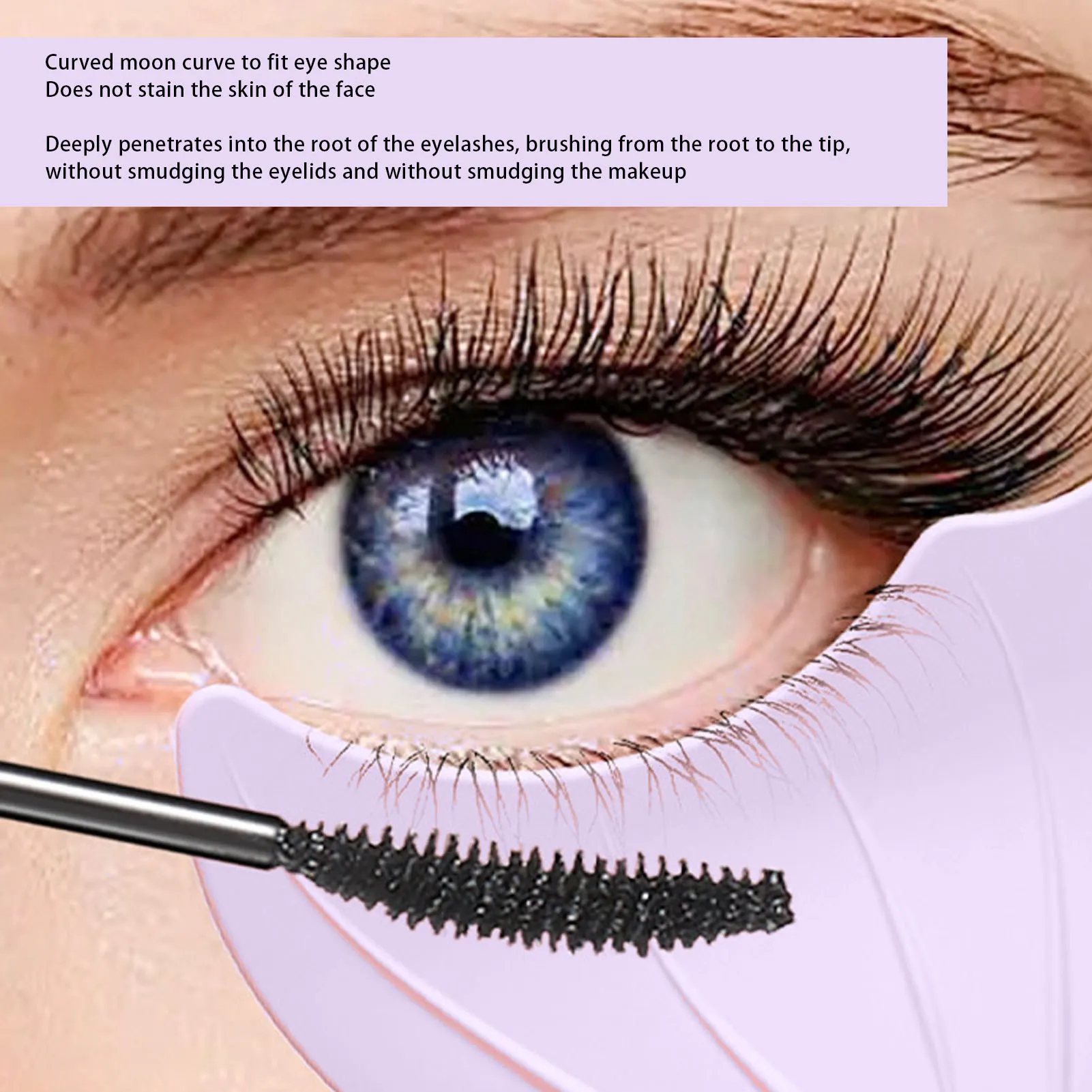 Eyeliner stencil Wing Tips multifunzione Silicone riutilizzabile ombretto Mascara Shield applicatore Guard per strumenti di trucco