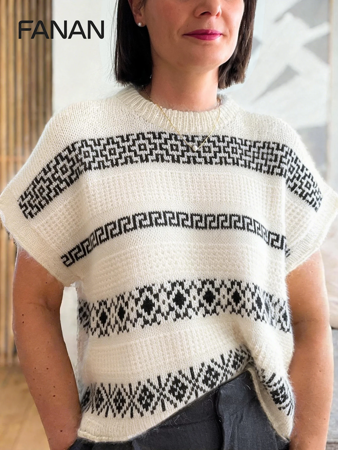 Novedades de Primavera y Verano: Cárdigan de punto exclusivo para mujer con diseño de estilo descontraído, jersey blanco ajustado de cuello redondo con un diseño elegante, top informal y elegante para otoño/invierno, estilo básico y versátil para el día a día urbano, estilo casual elegante y a la moda para vacaciones, cárdigan de punto exclusivo con estampado de diseñador, ropa para el Día de San Valentín, ropa estilo Instagram, popular entre compradoras coreanas, regalo para citas, ropa de mujer.