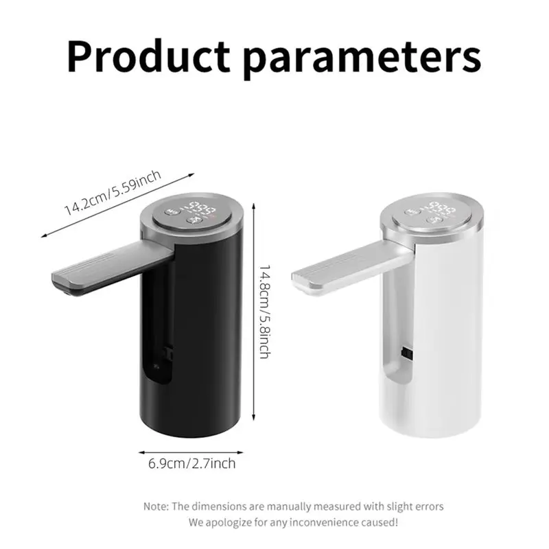

AA77 Automatic Foldable Water Dispenser Pump With TYPE-C Charging For Extended Battery Life