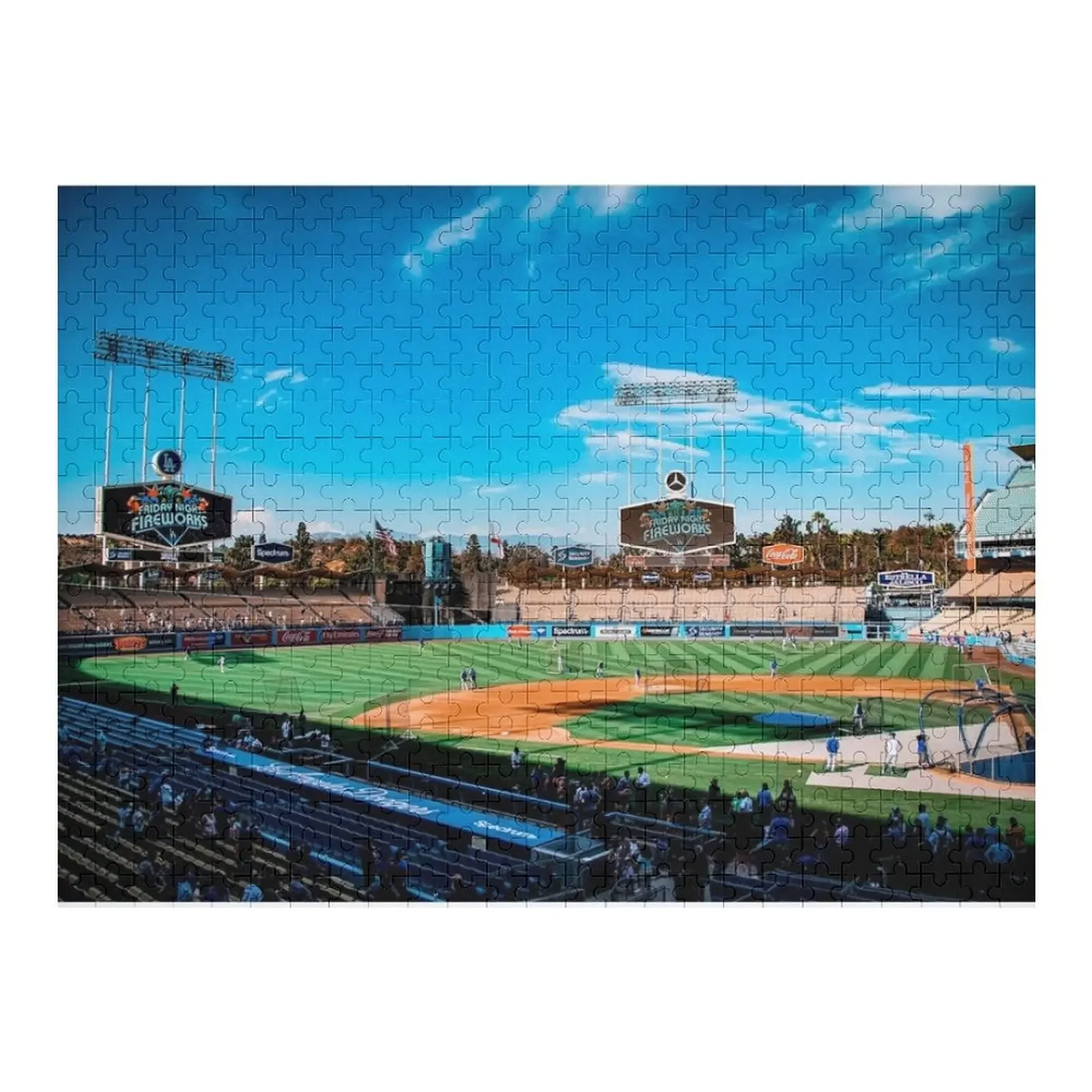 

Dodger Stadium Jigsaw Puzzle Personalized Toy Personalized For Kids Personalised Toys Puzzle