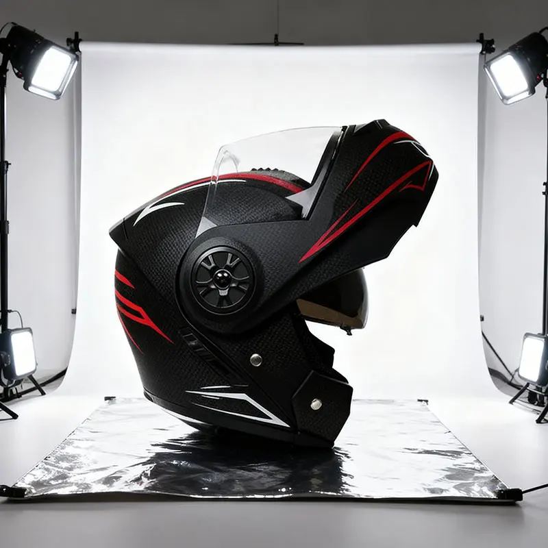 

Откидные модульные мотоциклетные шлемы, внешний корпус из АБС-пластика с двойным козырьком, шлем для мотокросса, одобренный DOT, capacete для мотокросса