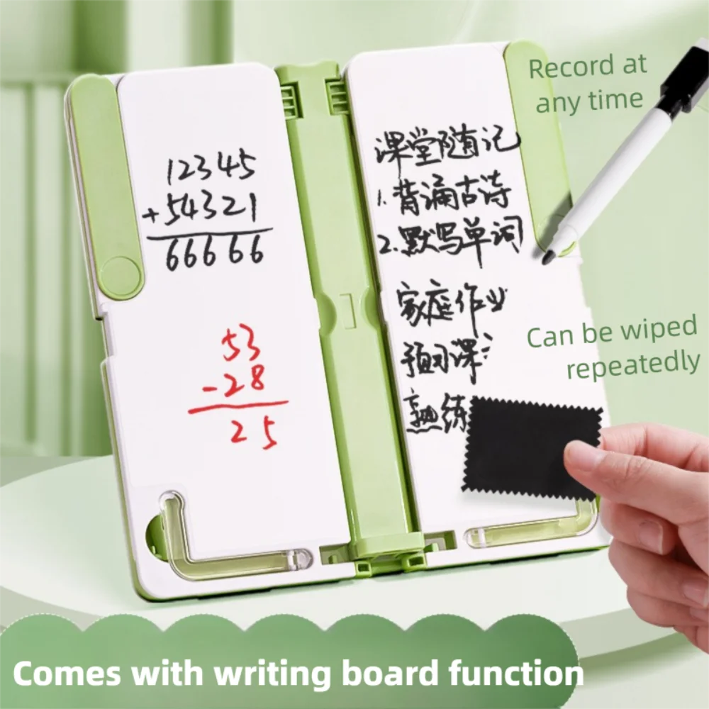 Book Holder Lifting Landing Book Stand Writing Pad Pencil Box Student Pencil Case Double-layer Portable Reading Bookshelf Office