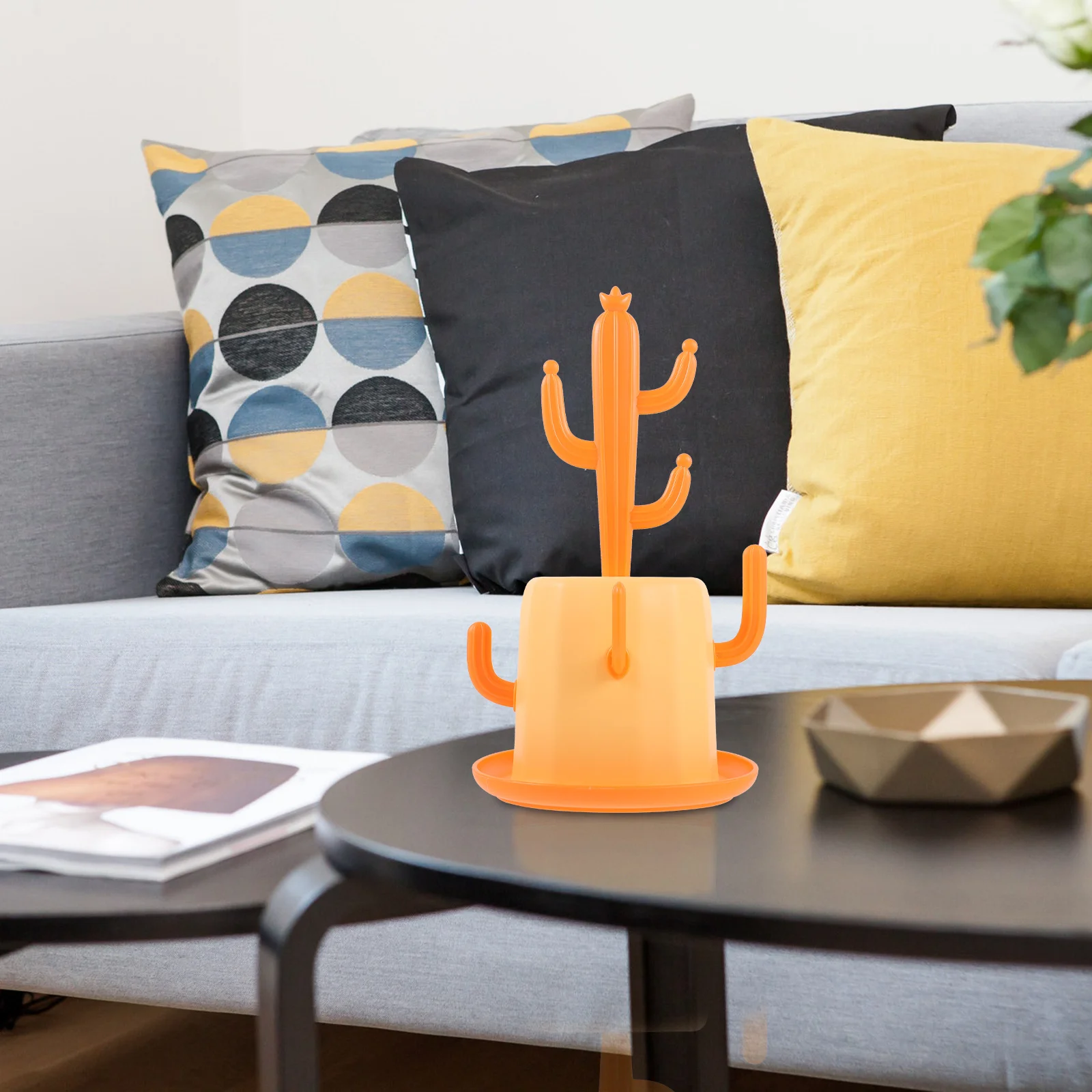 

Baby Bottle Drying Rack Cactus Design Large Capacity Folding Countertop Holder Multi Functional Kitchen Bottle Organizer