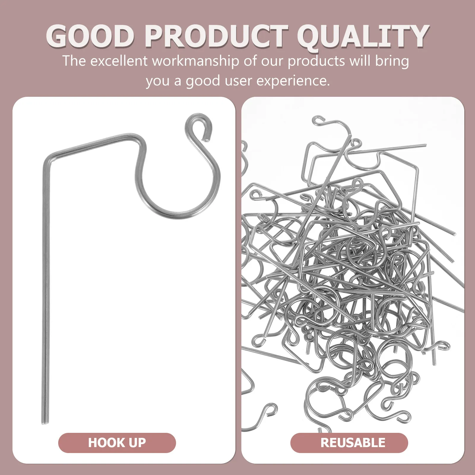 Christmas String Light Hooks 50Pcs Reusable Gutter Hangers for Holiday Festival Party Outdoor Decor