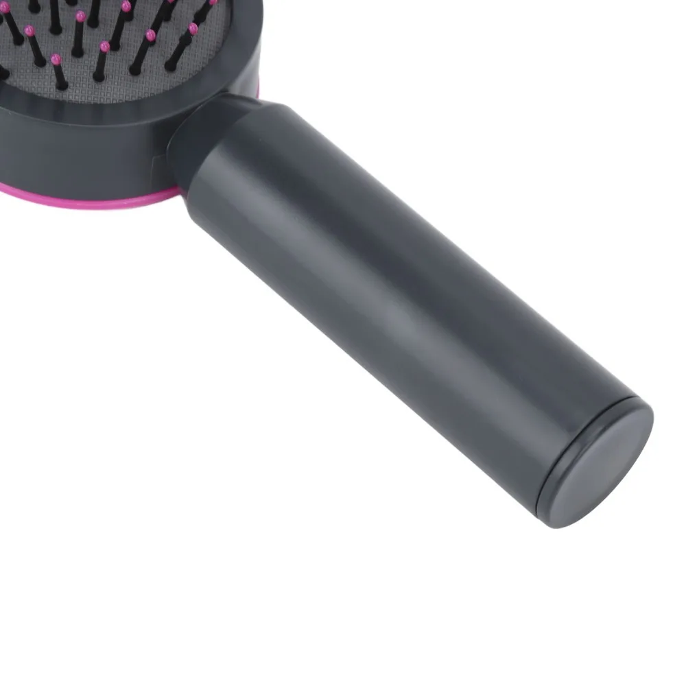 Compact Paddle Hairbrush Plastic Easy to Clean Air Cushion Comb Portable Comfortable Hair Detangling Brush For Home Use