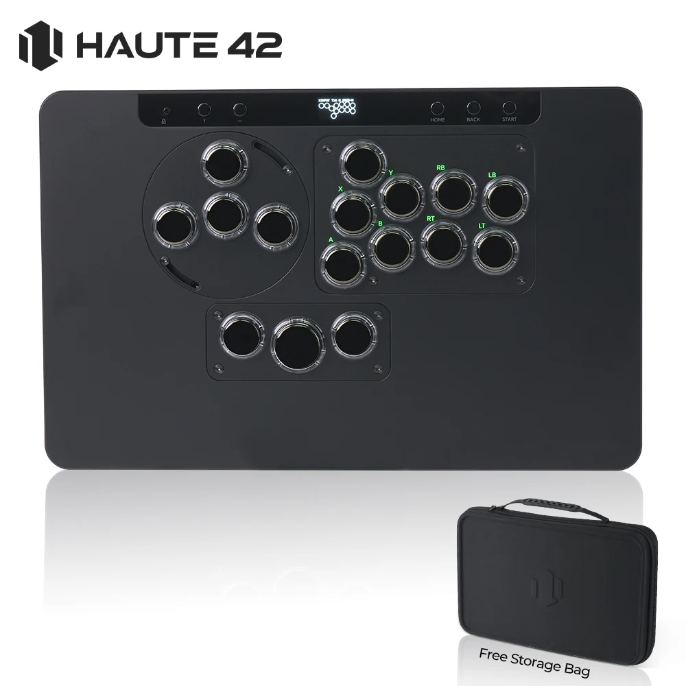 Alta42 altapad x hitbox controlador sem alavanca arcade fight stick para pc/ps4/ps5 controlador stickless módulo lp/mx substituível