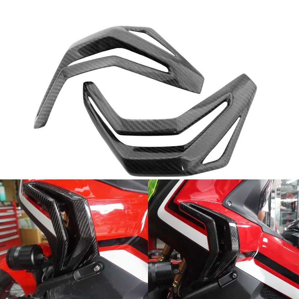 Fit For Honda X-ADV 750 2017-2020 Accessories Motorcycle Carbon Fiber Fairing Air Duct Trim Covers 2Pcs
