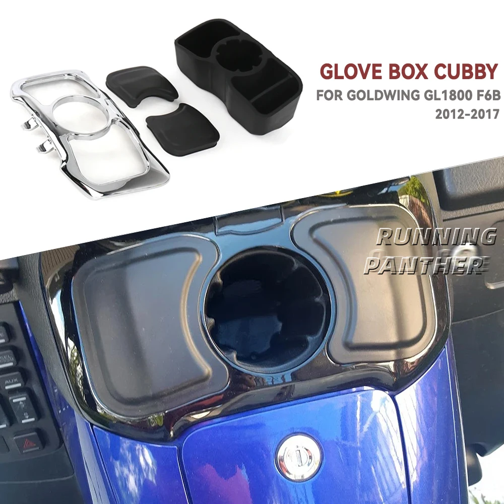 

New For Honda GOLD WING GL1800 GL 1800 Goldwing F6B 2012-2017 Motorcycle Accessories Glove Box Cubby Chrome or Black