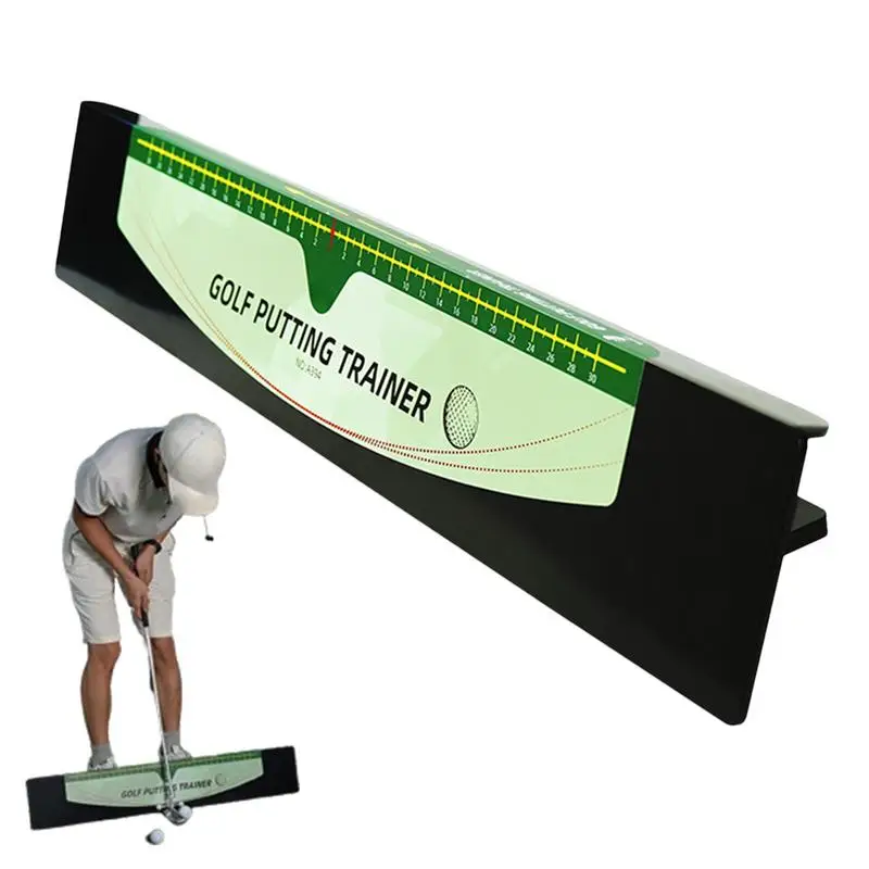 Golf Putting Track Trainer Golf Putter Guide Trainer Calibration Track Putter Board Golf Putting Posture Corrector Golf Supplies