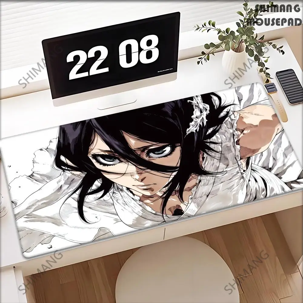 

Mouse Pad PC Non Slip B-bleach Rukia Kuchiki Mousepad Laptop Gamer Cabinet Keyboard Pad Office Computer Gaming Desk Mouse Mat