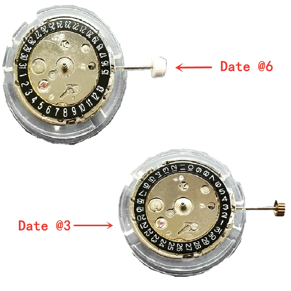 3-Hand Automatic Mechanical Movement Date at 3 / 6 For Miyota 2813 8215 Watch Movement Single Calendar Watch Accessories view 4