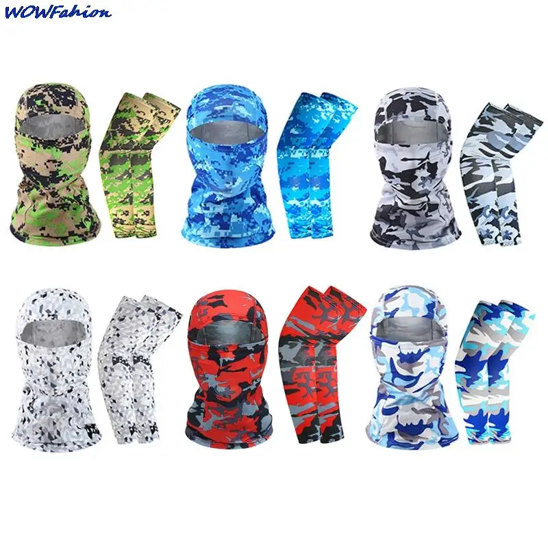 Summer Half Face Mask Fishing Scarves Glove Arm Sleeve Windproof Face Mask Neck Cover Gaiter for Sport Cycling Hiking Fishing