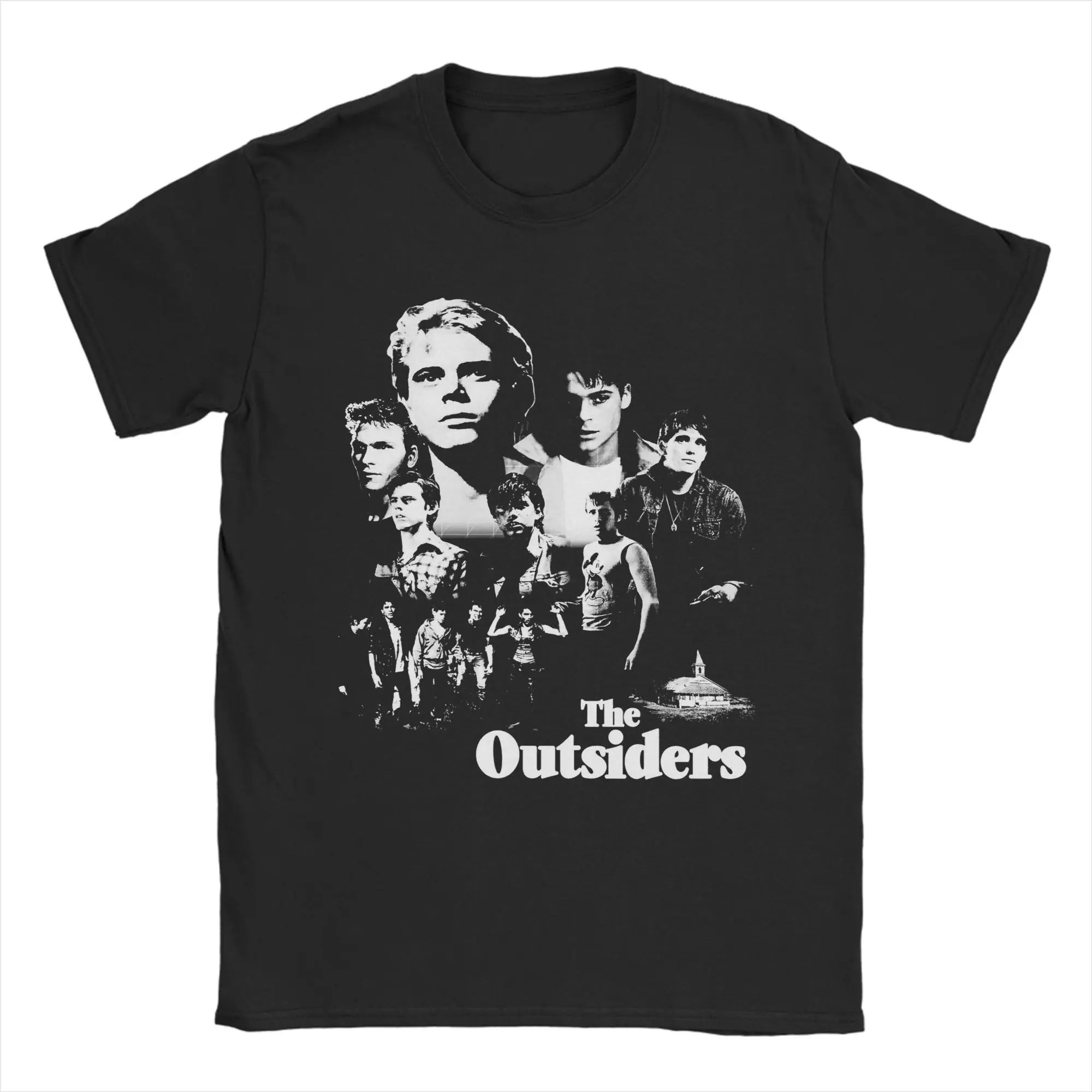 The Outsiders 1983 Movie T Shirt for Men 100% Cotton Vintage T-Shirts Crew Neck Stay Gold Tee Shirt Short Sleeve Clothing 6XL