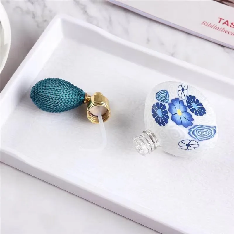 5pcs 15ml Balloon Empty Perfume Bottles Refillable Bottle Atomizer Polymer Clay Spray Scent Pump Case Travel Portable