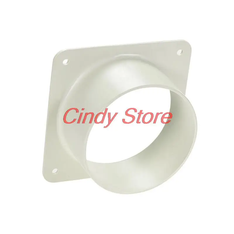 1pc 4Inch 6Inch 8Inch 10Inch 12Inch Duct Connector Flange ABS Plastic Mounting Plate Hose Pipe Adaptor
