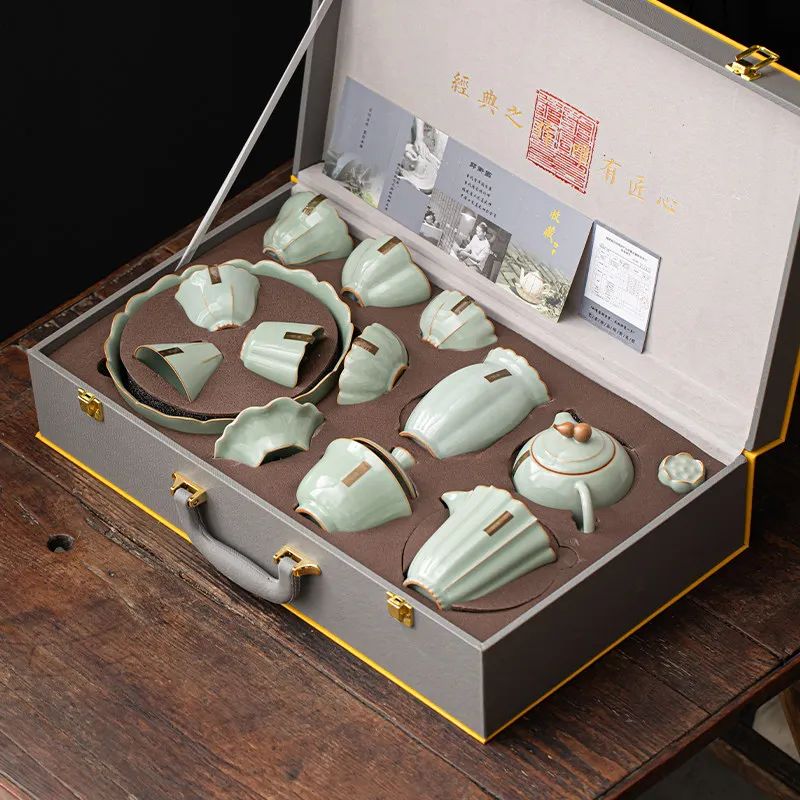 Teapot Kung Fu Tea Set Household Office Guest Ceramics