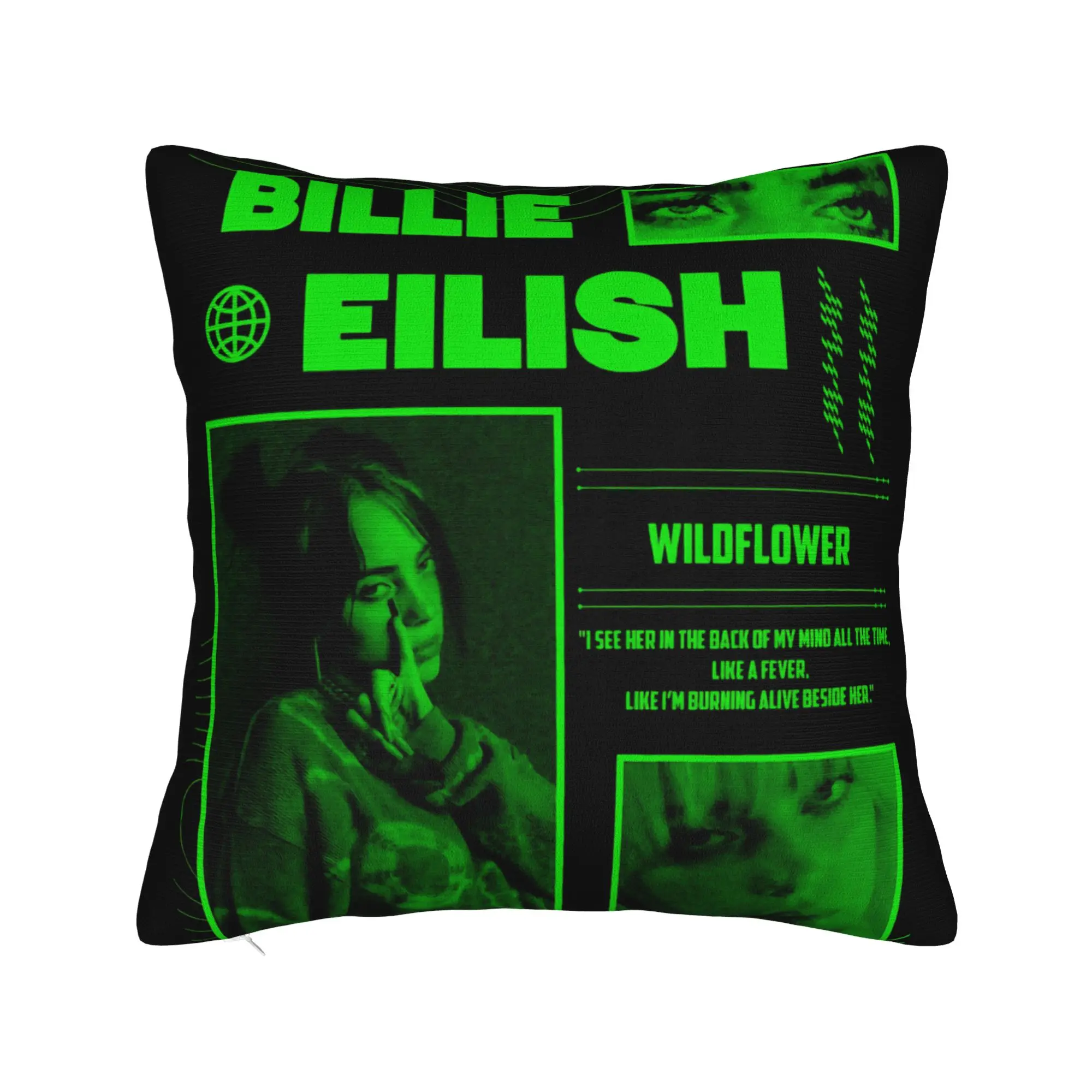 Billies Y2k Pillowcase Double-sided Printing Polyester Cushion Cover Decorations  Pillow Case Cover Home Zipper 40X40cm