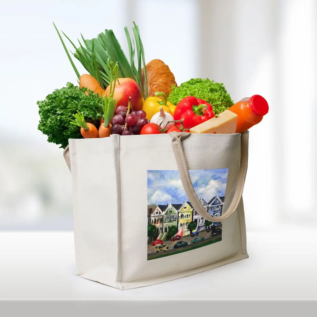 Painted Ladies Tote Bag large size bags shopping trolley bag hand bag