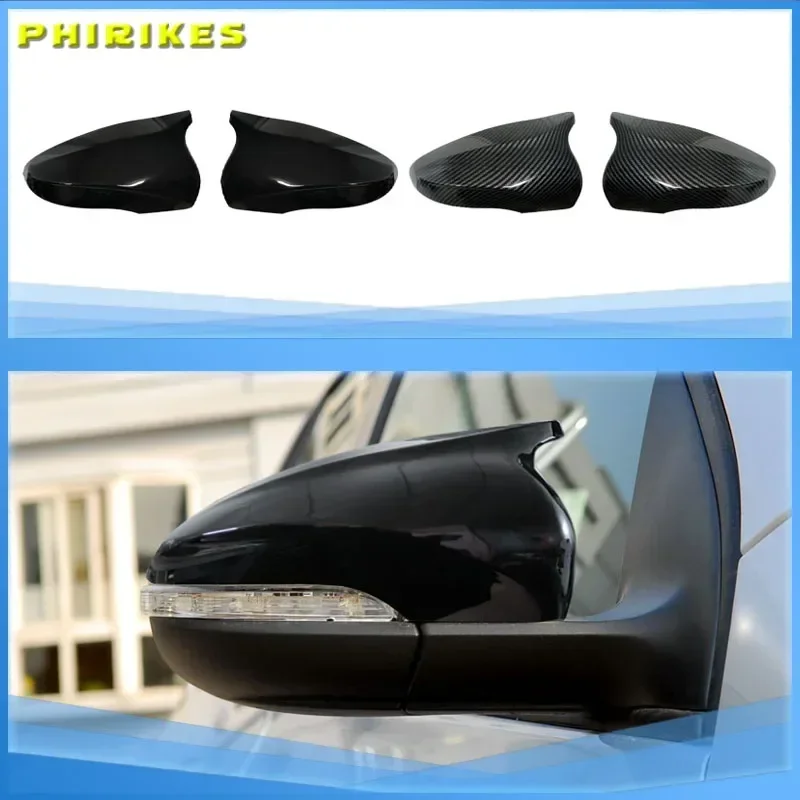 1 Pair Car carbon fiber rear mirror cover For Volkswage For Volkswagen Golf 6 MK6 GTI GTD 2009-2013