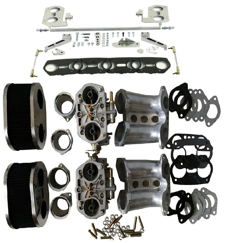 FAJS HPMX WEBER IDF DUAL IDF Kit de conversión de carburador para Porsche 914, varillaje de varilla superior, tipo 4