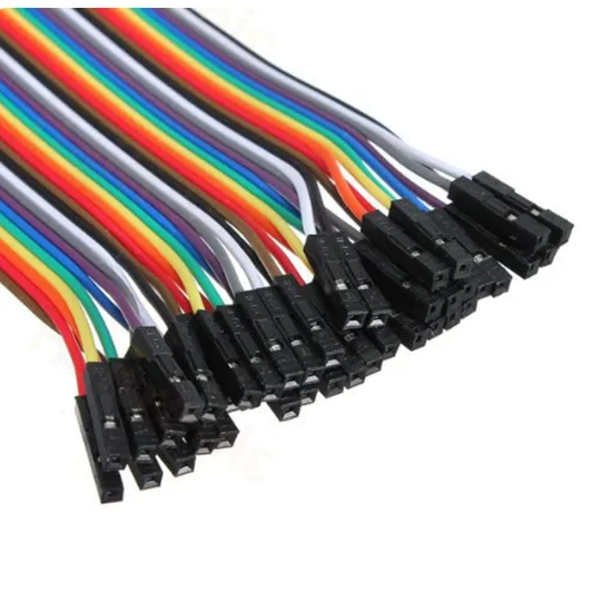 Hongtai Technology DuPont 40pin 10CM 20CM 30CM Male to Female Female to Male Female to Female Color Jumper Cables DIY