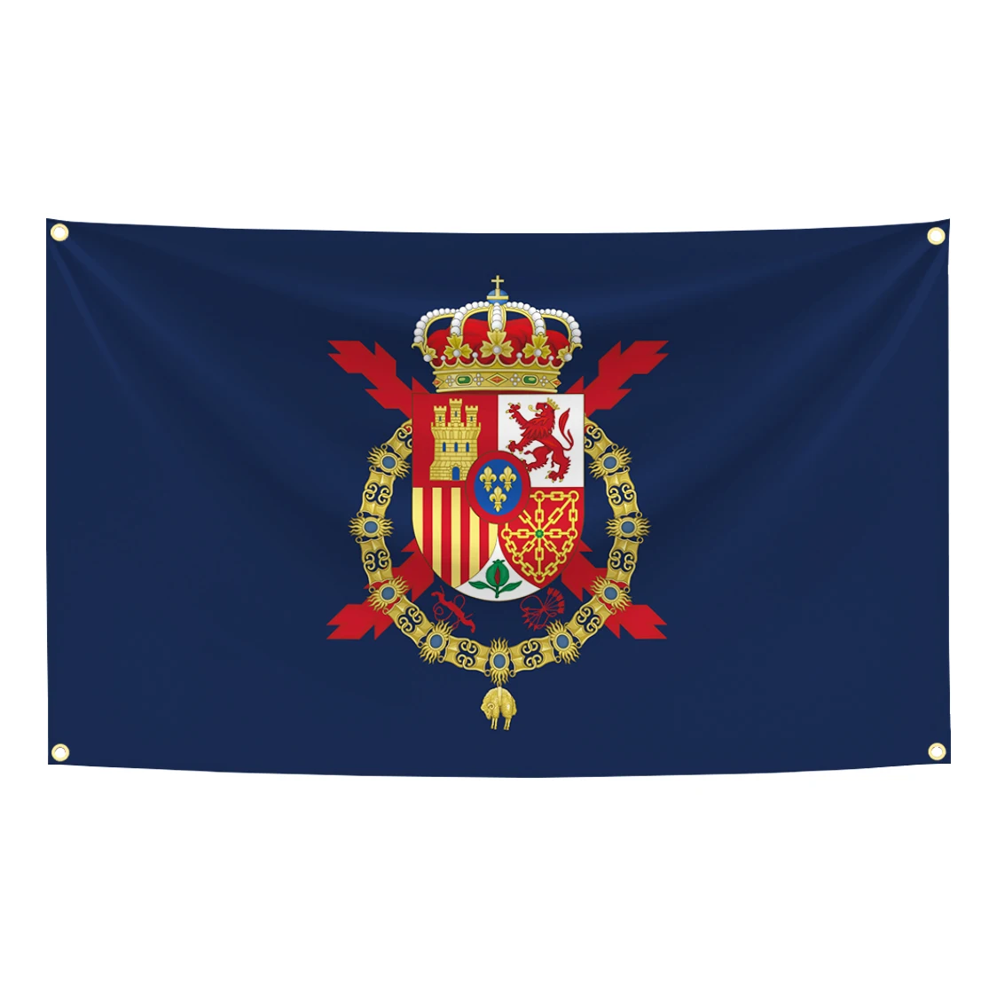 90x150 سنتيمتر اسبانيا معيار الملك خوان كارلوس العلم معلقة عالية الجودة البوليستر الديكور الفن نسيج راية هدية #2