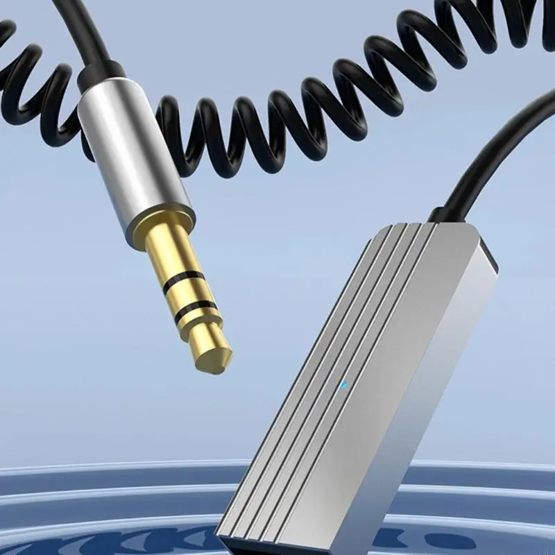 2025 Новый USB-совместимый с приемник для автомобиля 3,5 мм адаптера 3,5 мм преобразует автомобиль и домашний слуховой