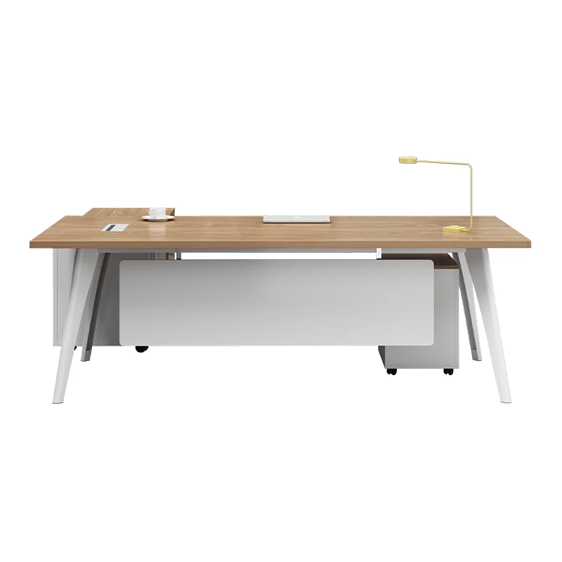 

Boss office desk and chair combination simple modern president single large class desk manager
