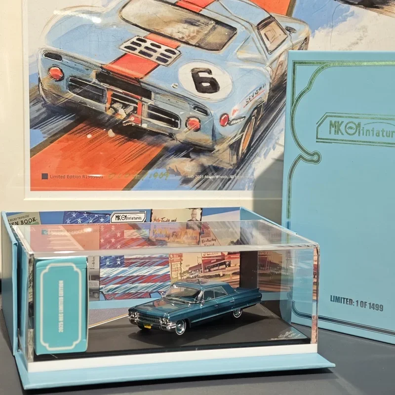 

MK Miniatures 1:64 DeVille Green Book HEC2025 Die-Cast Car Models