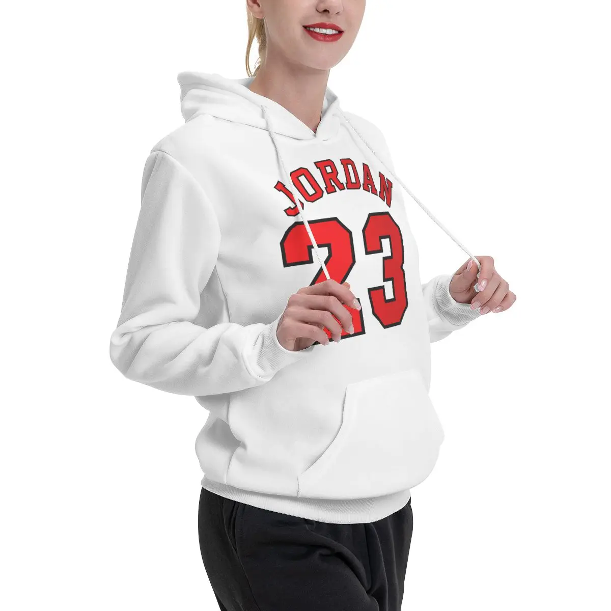 Suéter con capucha de terciopelo para parejas, Sudadera con capucha de cuerda con capucha Vintage de Star Bulls, Michael y Jordans, Chicago 23, gran oferta