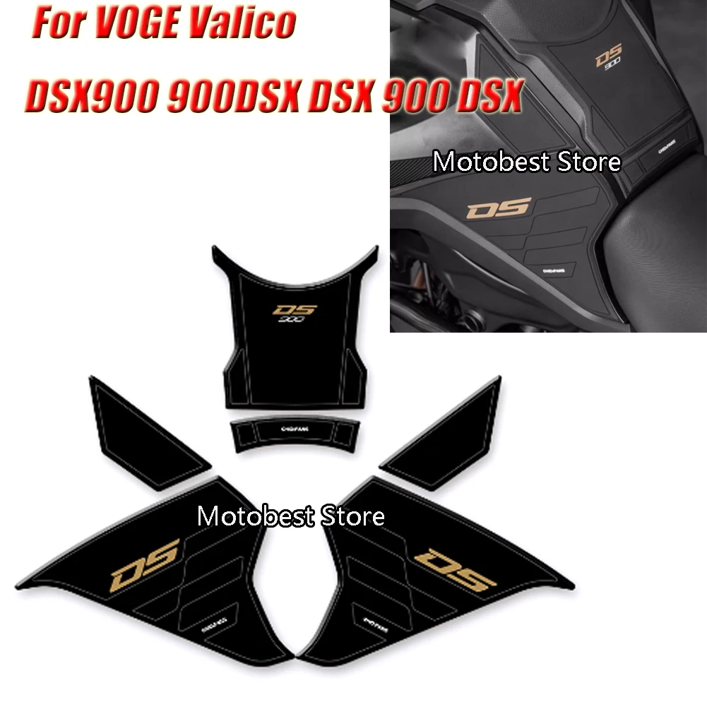 For LONCIN VOGE DS900X DSX900 2024-2025 Motorcycle Modified Fuel Tank Sticker Side Decal Protector Traction Pad Cover Decoration