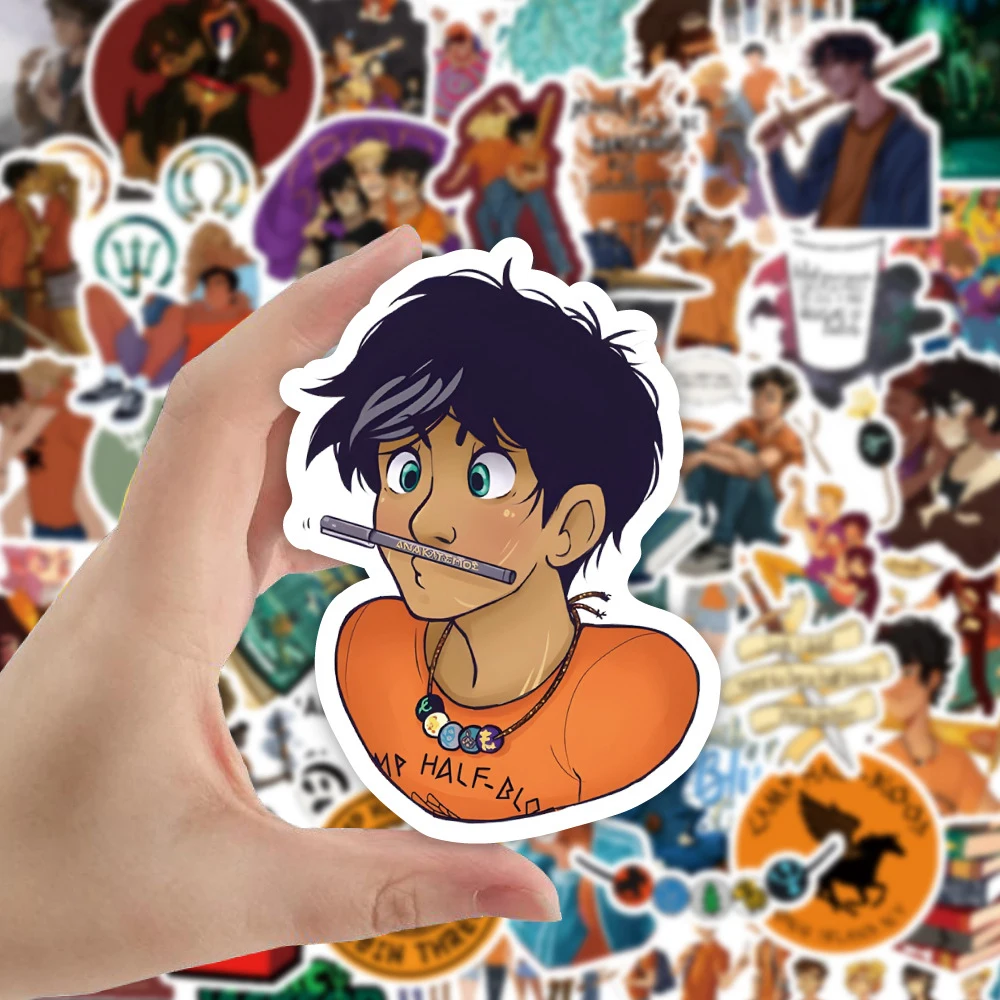 10/30/60pcs Cartoon Percy Jackson Movie Stickers Cool Graffiti Decals DIY Water Bottle Laptop Phone Case Sticker Decoration Toy