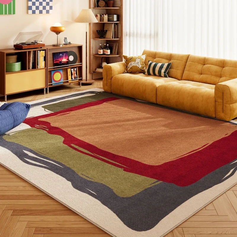 Large Area Carpets for Living Room Nordic Style Bedroom Decor Dopamine Carpet Washable Lounge Floor Mat Anti-slip Study Soft Rug