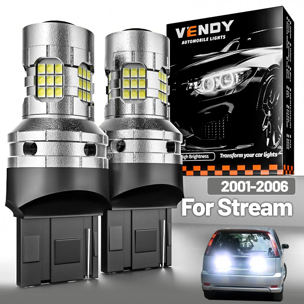 

2 шт. светодиодный фонарь заднего хода для Honda Stream 2001-2006, резервная лампа 2002 2003 2004 2005, аксессуары Canbus