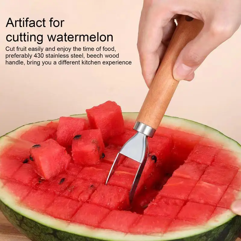 Fruit Platter Carving Knife Melon Spoon Ice Cream Dig Scoop Watermelon Kitchen DIY Cold Dishes Gadgets Slicer Tools Food Cutter