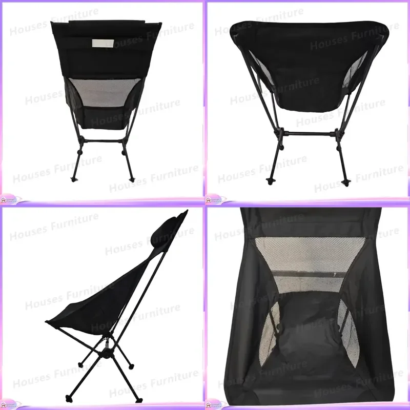 Portable Carbon Fiber Folding Chair Lightweight Outdoor Garden Camping Fishing Seat Compact Travel Beach Picnic Stool Durable