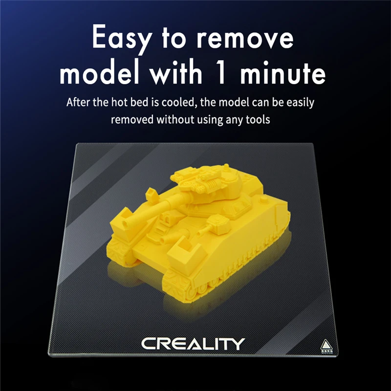 Creality 3D 프린터 플랫폼 온열 침대 빌드 표면 235*235*4mm Ender-3 시리즈 3D 프린터 용 강화 유리 플레이트