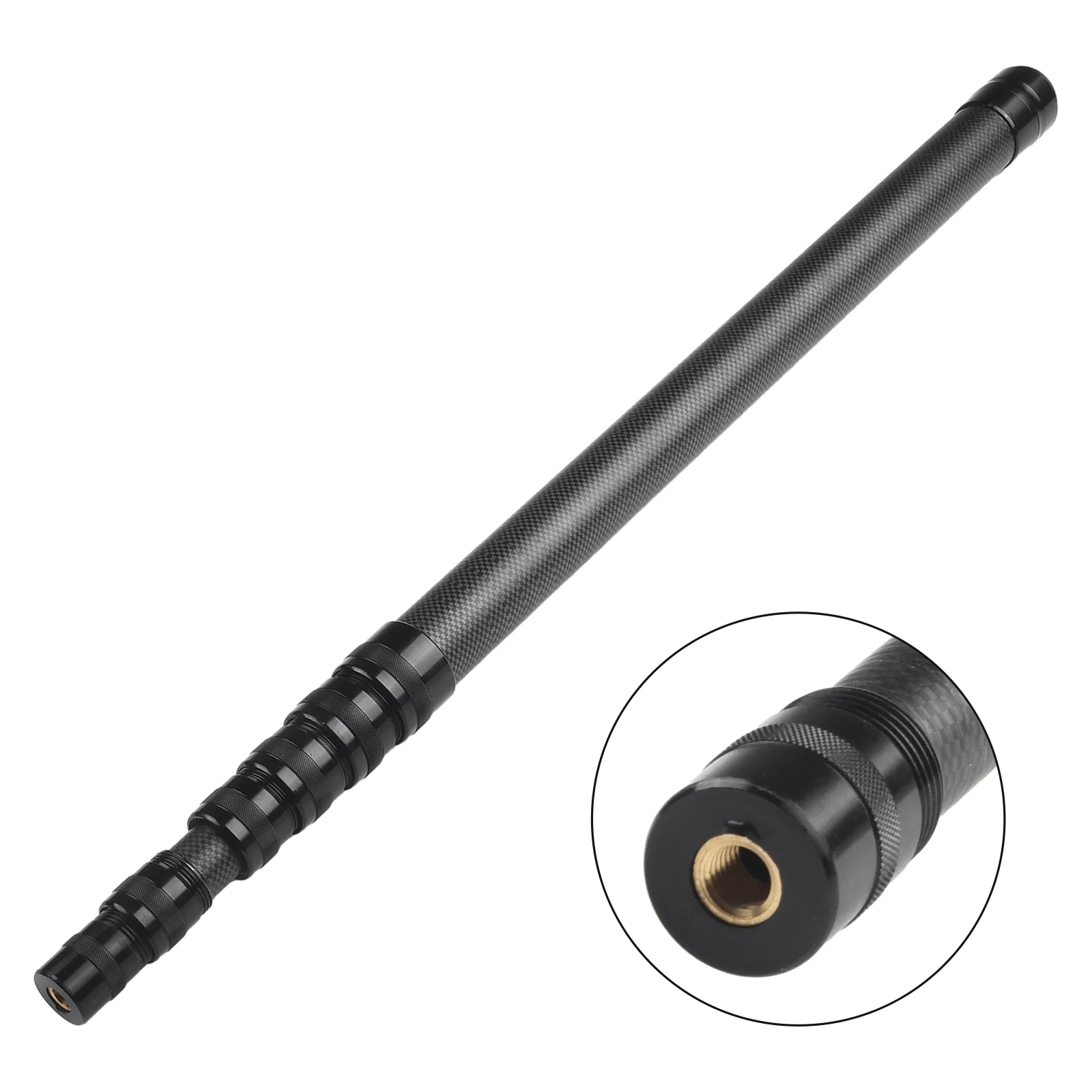 New High Quality Pole Netting Rod 1.3m-3.0m 11H Hardness 46T High Carbon Folding Net Head Retractable Pole Fishing Accessories