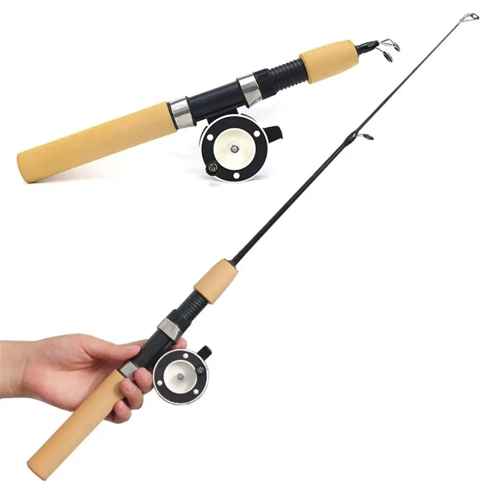 

60cm/80cm/100cm Fishing Tools Winter Telescopic Pesca Fishing Rods Mini Ice Rod Casting Rod Shrimp Fishing Rods