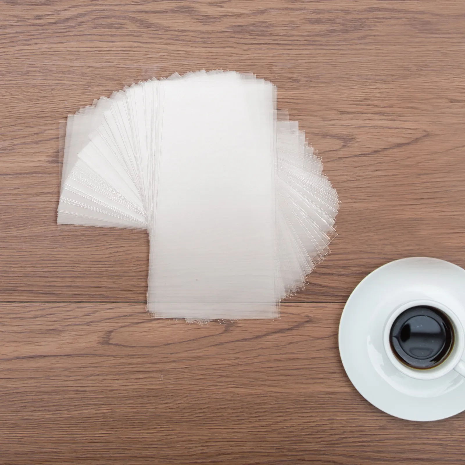 

500Pcs Banknote Collection Sleeve Bags Waterproof Dustproof Clear Pouches for Currency Storage Bill Protection and Sorting