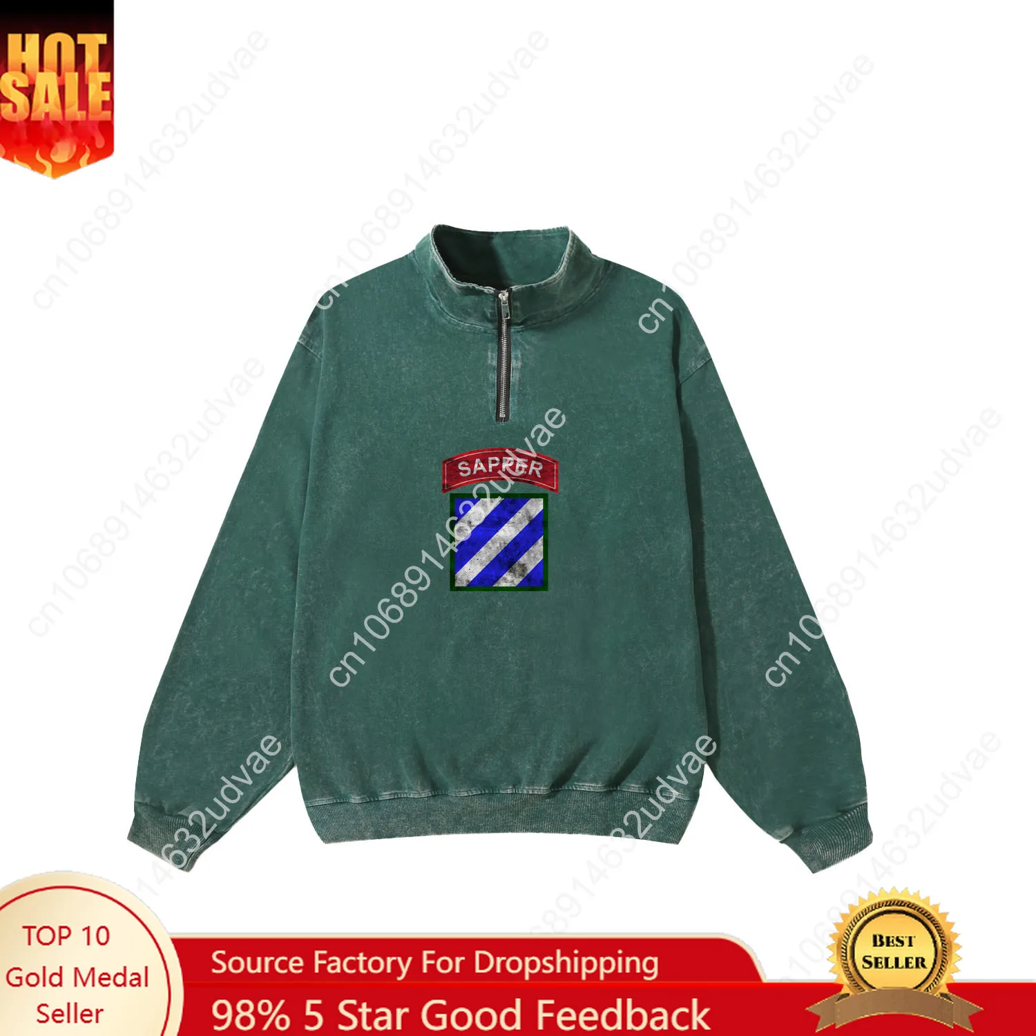 

3rd Infantry Division ID Patch Sapper Retro Sweatshirt Man Woman Teenager Vintage Pullover Half Shirt Custom Tops Sleeved Tshirt