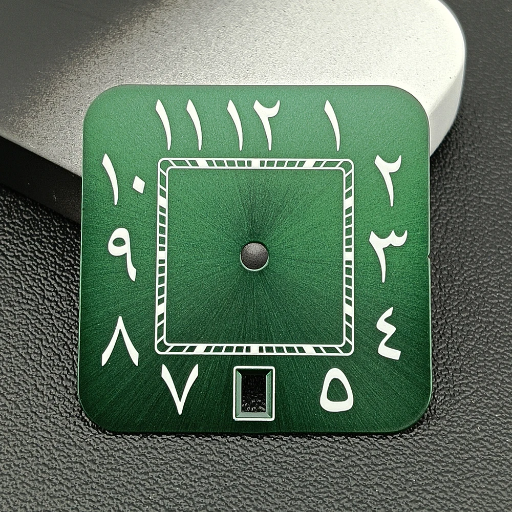 NH35 ダイヤルスクエアダイヤルアラビア数字ダイヤル時計ダイヤルメンズ腕時計 NH35 ムーブメント時計アクセサリーに適しています