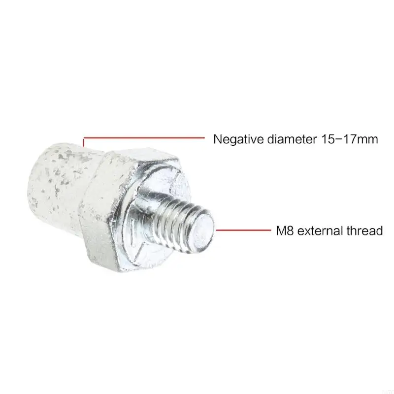 547C 2pcs Zinc Alloy Car Positive Negative Battery Post Terminal Adapter Converter Connector Accessories Corrosion Resistance