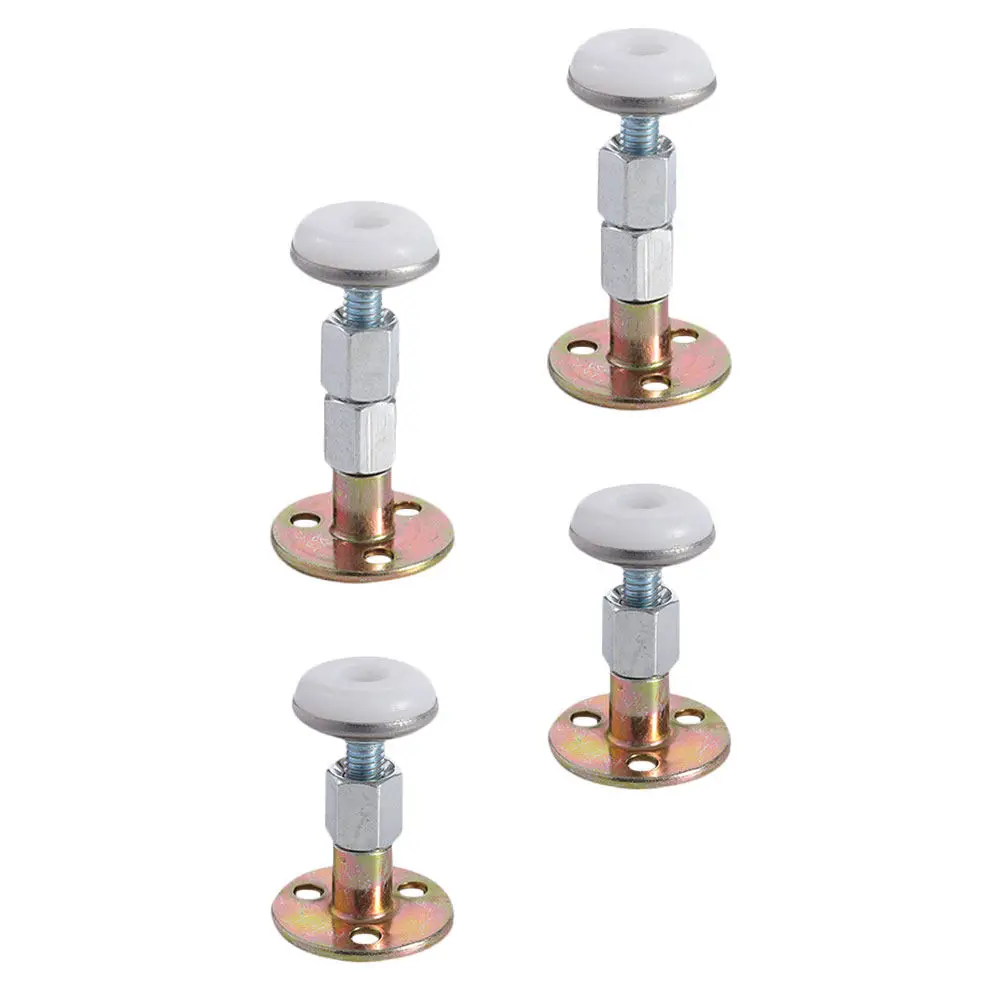 4Pcs Adjustable Bed Stabilizer Fixators Bed Frame Support Wall Protectors Furniture Anti Shake Noise Reduction