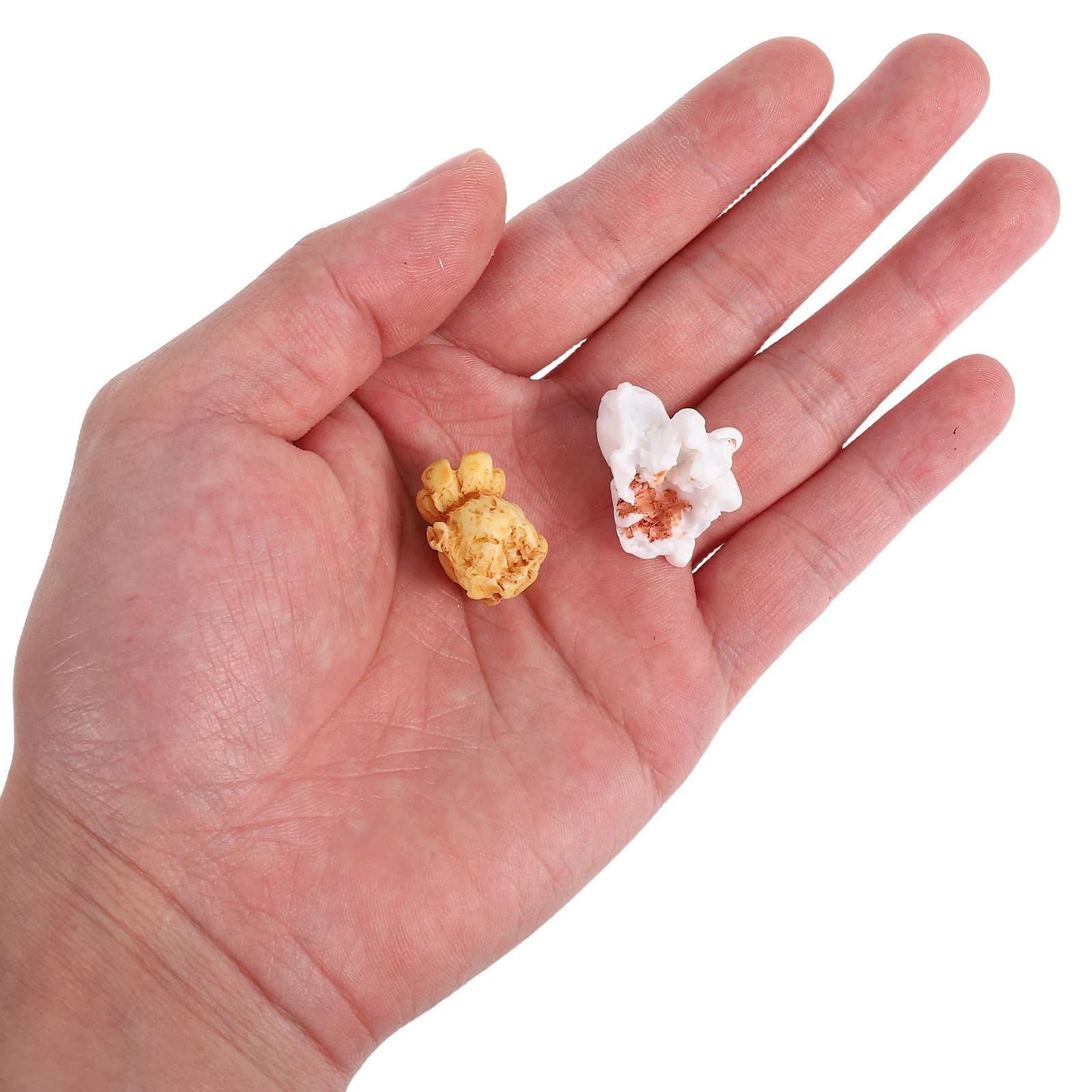 

100Pcs Mini Popcorn Prop Artificial Popcorn Decoration for DIY Craft Project Stylish Home Decor Montessori Inspired Accessory