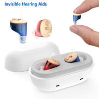 Newest Hearing Aid Invisible Rechargeable Hearing Aids for Seniors Adults Deafness In Ear Hearing Aid Sound Amplifier Audifonos