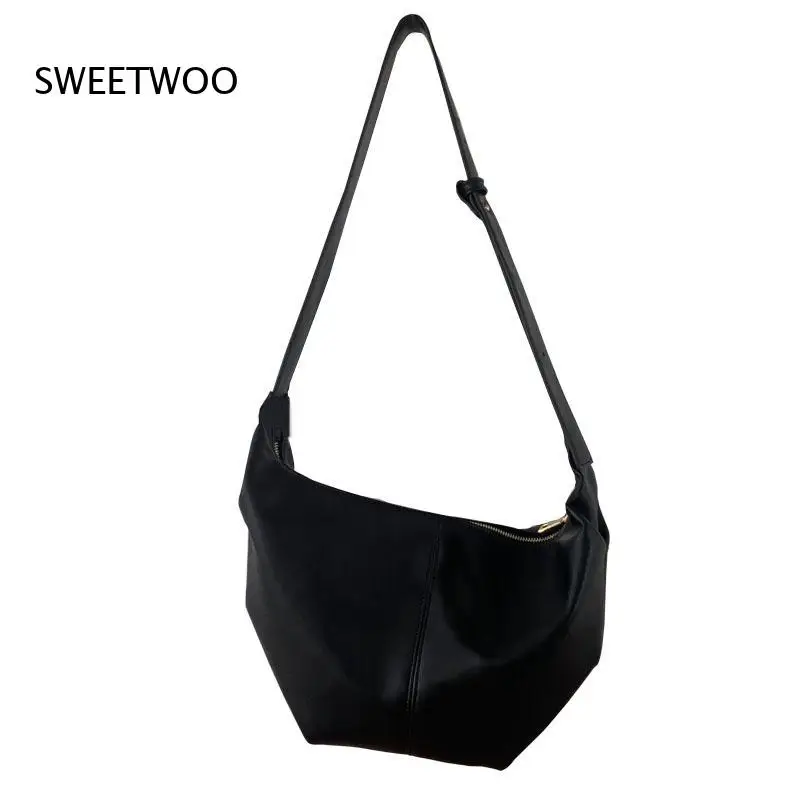 

Soft Leather Large Capacity Shoulder Tote Bag Casual Hobo Handbag for Women Daily Shopping Work Travel Commute 2026