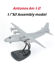 4D 1/144 Antonov An-12 Military Transport Aircraft Plastic Assembly Puzzle Model Toy Airplane