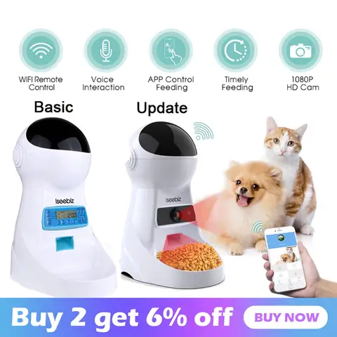 Automatic Pet Feeder 3L with Voice Recorder