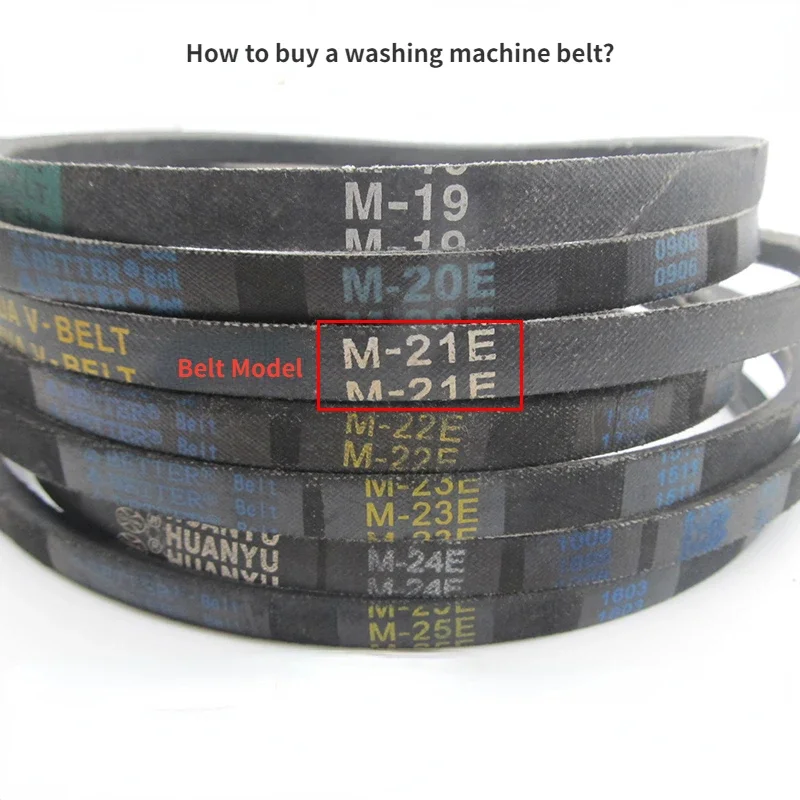 1PCS Washing machine drive belt wear-resistant M type triangle belt belt M-19E M-20.5E M-21.3E M-22E M-23E M-28E